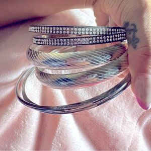 Silver Hoop Earrings - XL! Bundle Deal